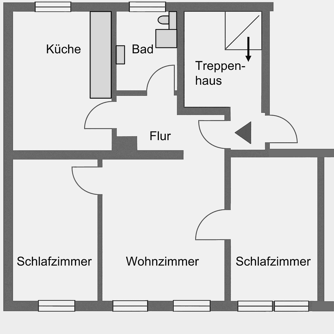 3 bedroom flat to rent, 75 m², Fürth, Bavaria 3 bedroom flat to rent, 75 m², Fürth, Bavaria