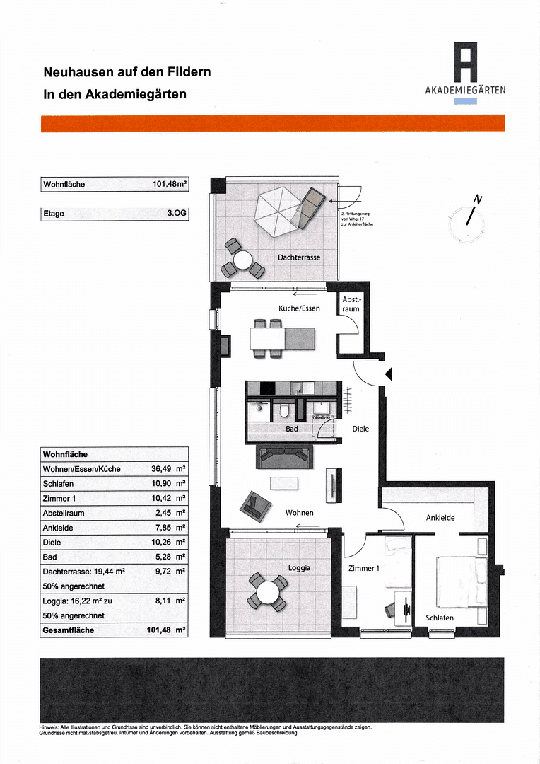 3 bedroom flat to rent, 102 m², In den Akademiegärten 3, Neuhausen auf den Fildern, Baden-Württemberg 3 bedroom flat to rent, 102 m², In den Akademiegärten 3, Neuhausen auf den Fildern, Baden-Württemberg