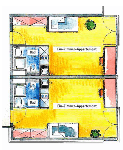 Studio flat to rent, 28 m², Virchowstraße 28-30, Ulm, Baden-Württemberg Studio flat to rent, 28 m², Virchowstraße 28-30, Ulm, Baden-Württemberg