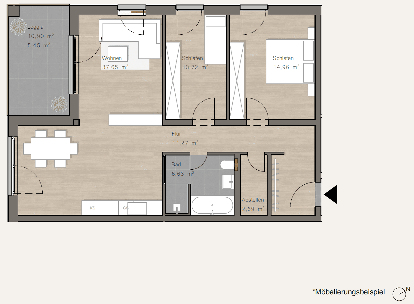 3 bedroom flat for sale, 90 m², Ljuba-Senderowna Str. 11, Kassel, Hesse 3 bedroom flat for sale, 90 m², Ljuba-Senderowna Str. 11, Kassel, Hesse