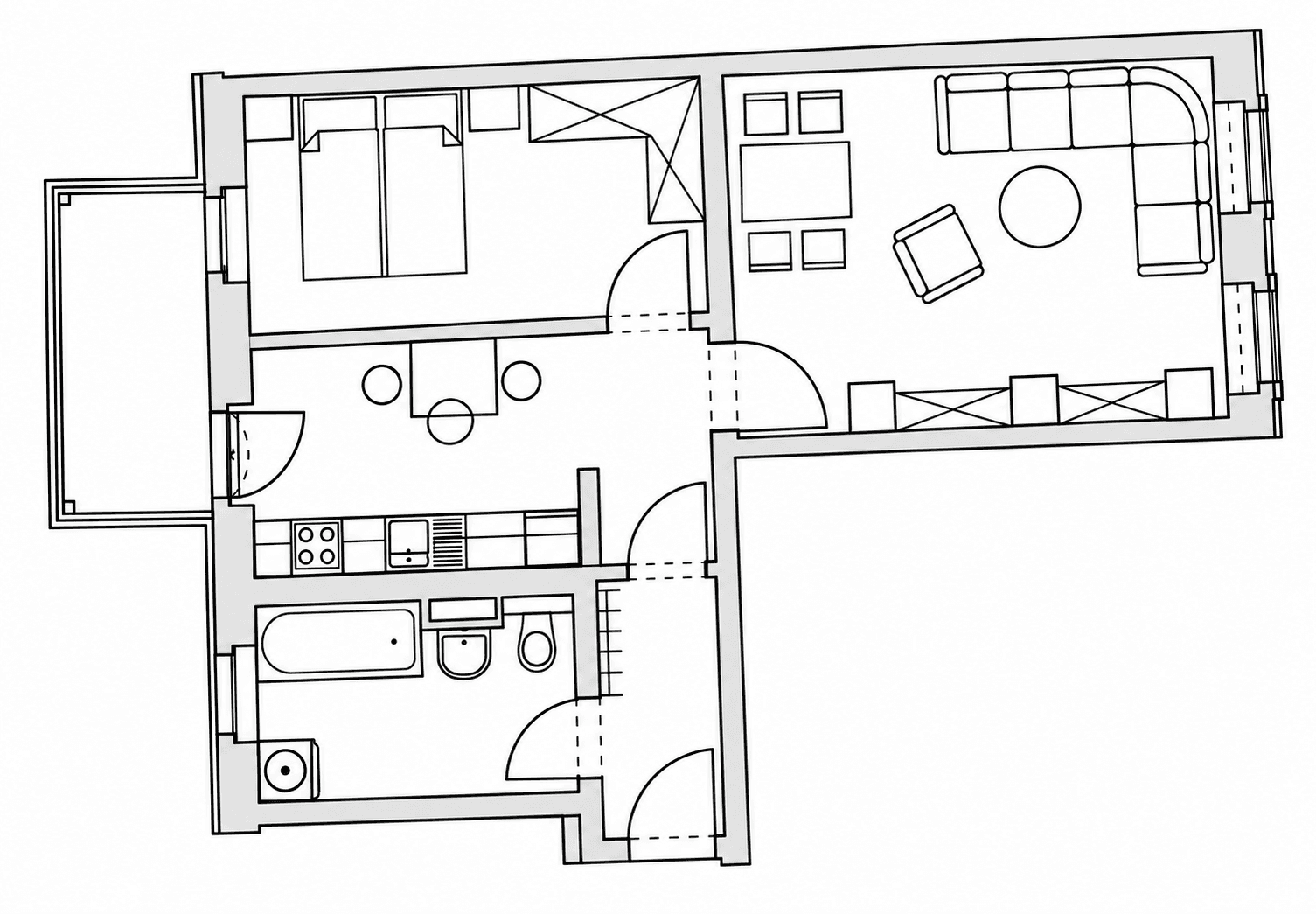 2 bedroom flat for sale, 58 m², Chemnitz, Saxony 2 bedroom flat for sale, 58 m², Chemnitz, Saxony