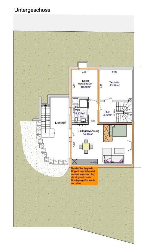 Studio flat to rent, 51 m², Waldenburg, Baden-Württemberg Studio flat to rent, 51 m², Waldenburg, Baden-Württemberg