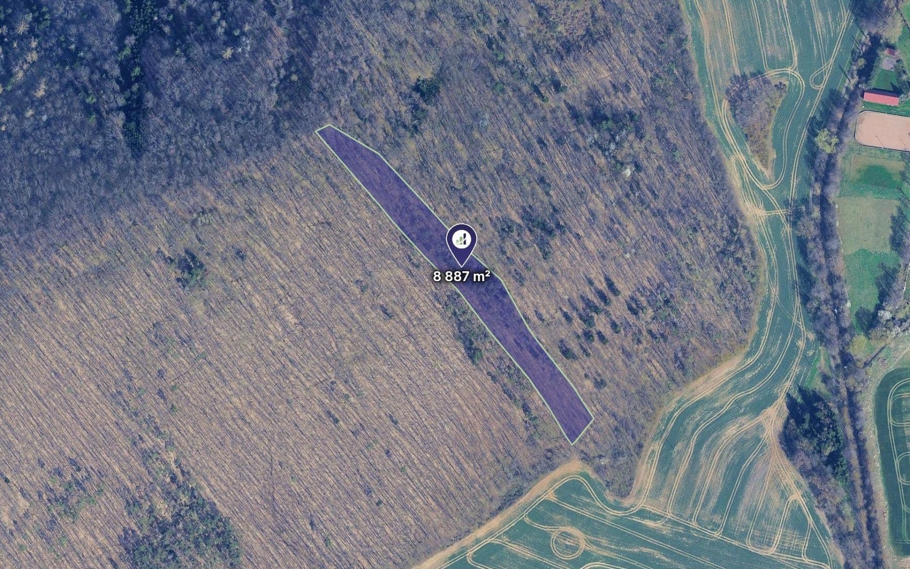 plot for sale, 8,887 m², Lomnička, Jihomoravský Region plot for sale, 8,887 m², Lomnička, Jihomoravský Region