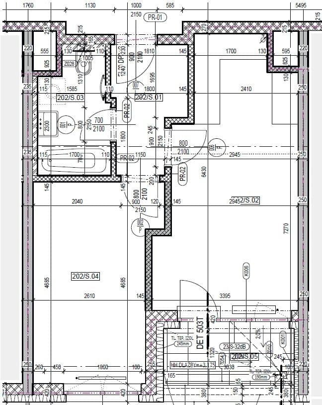 1 bedroom with open-plan kitchen flat to rent, 43 m², Pod Harfou, Prague, Prague 1 bedroom with open-plan kitchen flat to rent, 43 m², Pod Harfou, Prague, Prague