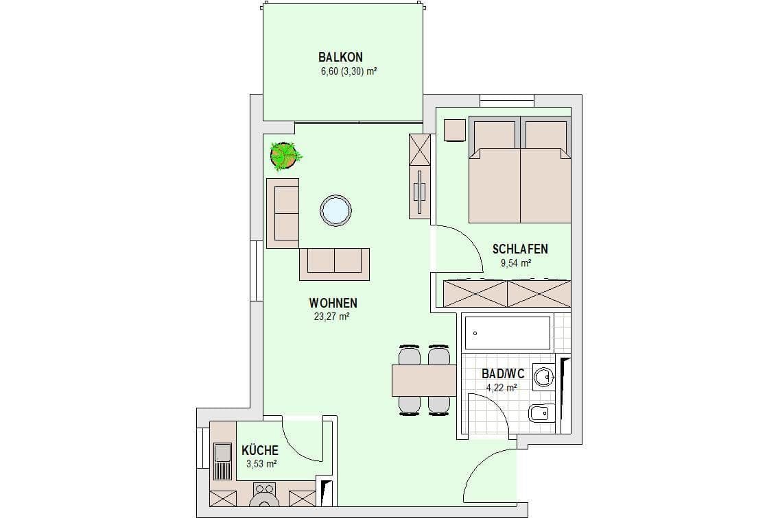 2 bedroom flat to rent, 44 m², Kabelsketal, Saxony-Anhalt 2 bedroom flat to rent, 44 m², Kabelsketal, Saxony-Anhalt