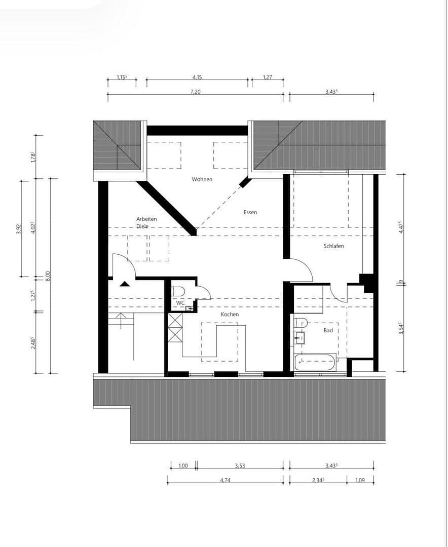 2 bedroom flat to rent, 80 m², Zementstraße 57, Essen, North Rhine-Westphalia 2 bedroom flat to rent, 80 m², Zementstraße 57, Essen, North Rhine-Westphalia