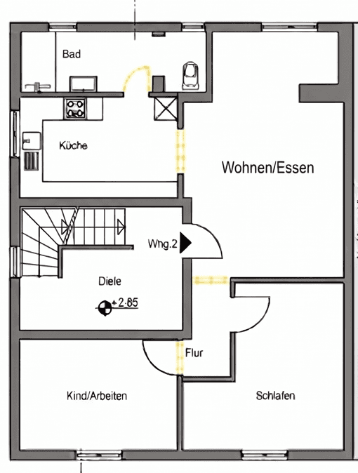 3 bedroom flat to rent, 92 m², Werderstraße 5, Heddesheim, Baden-Württemberg 3 bedroom flat to rent, 92 m², Werderstraße 5, Heddesheim, Baden-Württemberg