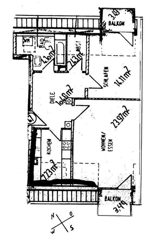 2 bedroom flat to rent, 66 m², Ludwig-Thomastr. 42, Ottobrunn, Bavaria 2 bedroom flat to rent, 66 m², Ludwig-Thomastr. 42, Ottobrunn, Bavaria