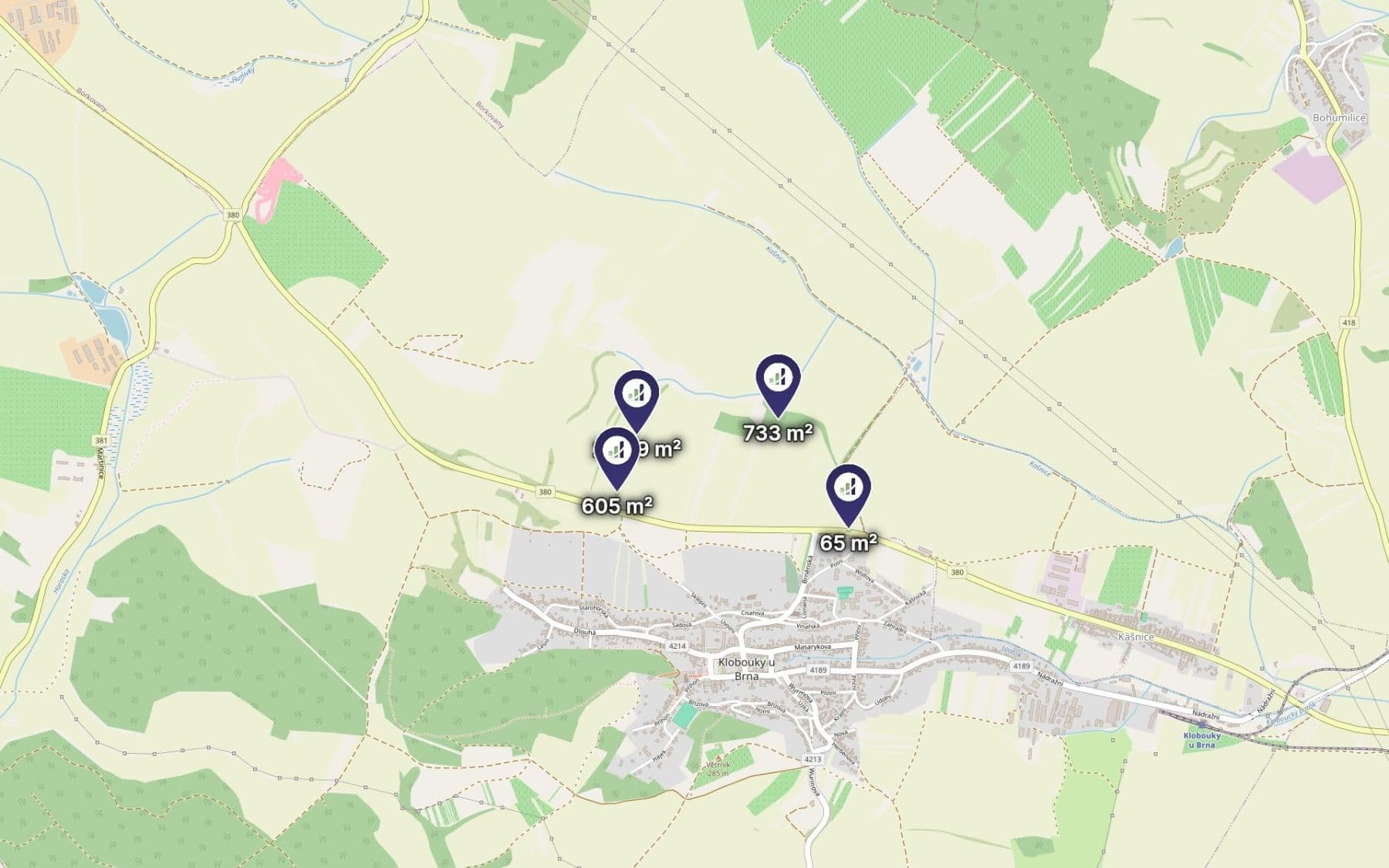 plot for sale, 4,392 m², Klobouky u Brna, Jihomoravský Region plot for sale, 4,392 m², Klobouky u Brna, Jihomoravský Region