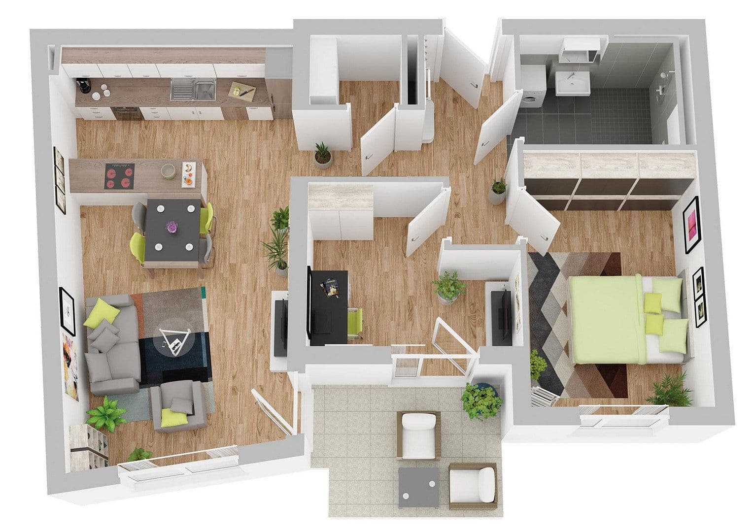 3 bedroom flat to rent, 76 m², Manching, Bavaria 3 bedroom flat to rent, 76 m², Manching, Bavaria