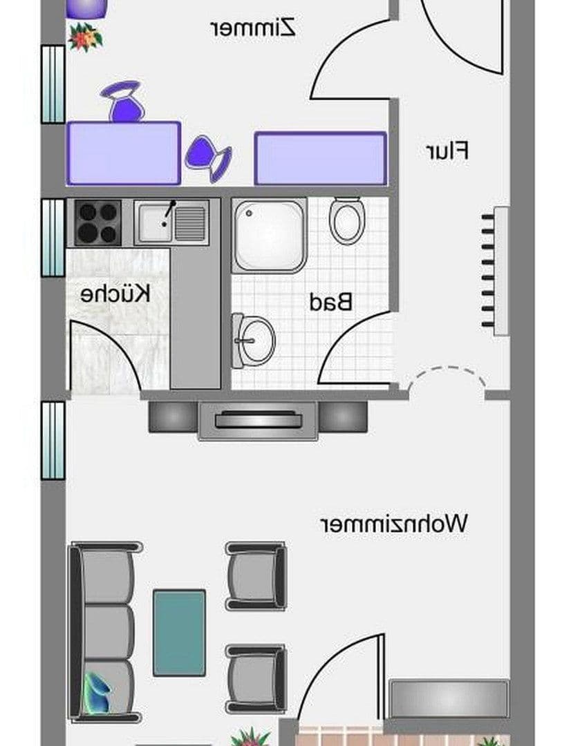 2 bedroom flat to rent, 51 m², Hackersteigle 8, Tübingen, Baden-Württemberg 2 bedroom flat to rent, 51 m², Hackersteigle 8, Tübingen, Baden-Württemberg