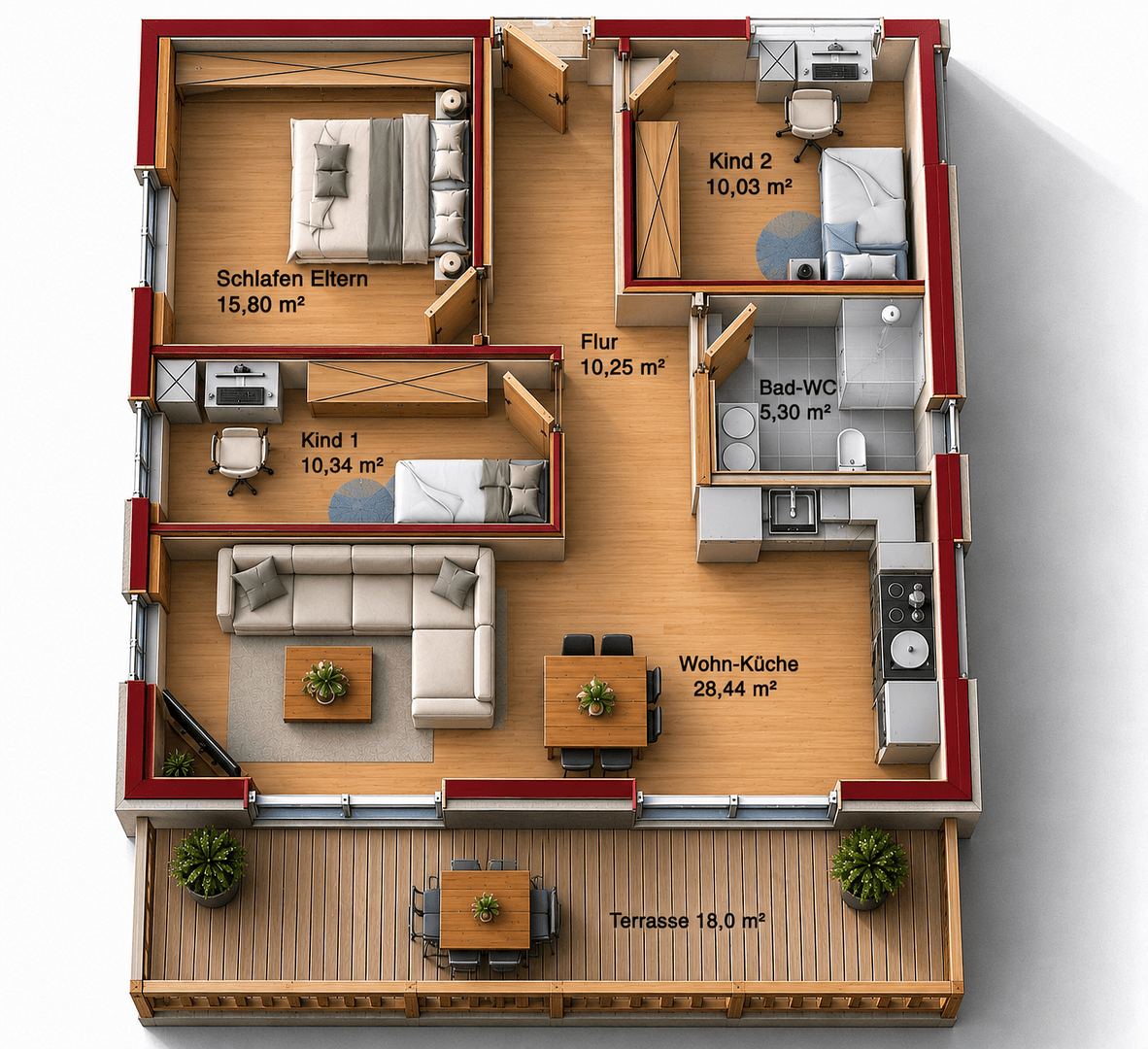 4 bedroom flat for sale, 90 m², Schwaigen Grafenaschau, Bavaria 4 bedroom flat for sale, 90 m², Schwaigen Grafenaschau, Bavaria
