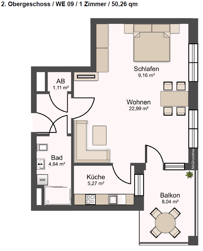 1 bedroom flat to rent, 51 m², Stepgesstraße 54, Mönchengladbach, North Rhine-Westphalia 1 bedroom flat to rent, 51 m², Stepgesstraße 54, Mönchengladbach, North Rhine-Westphalia