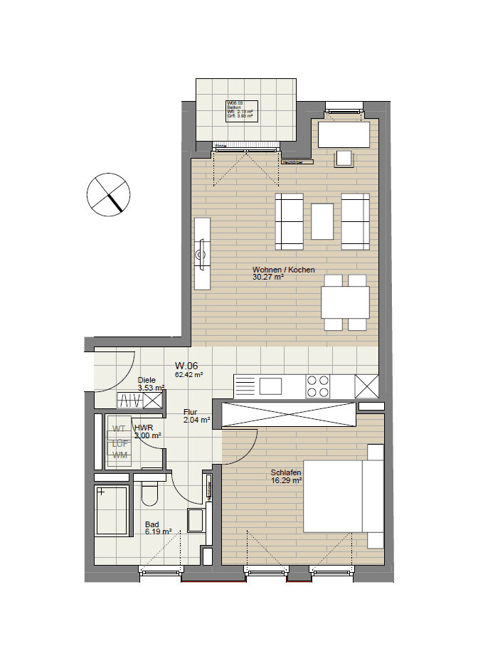 2 bedroom flat to rent, 62 m², Seilerstraße 7, Frankfurt am Main, Hesse 2 bedroom flat to rent, 62 m², Seilerstraße 7, Frankfurt am Main, Hesse