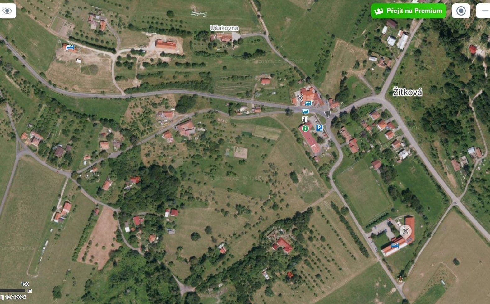 plot for sale, 1,614 m², Žítková, Zlínský Region plot for sale, 1,614 m², Žítková, Zlínský Region