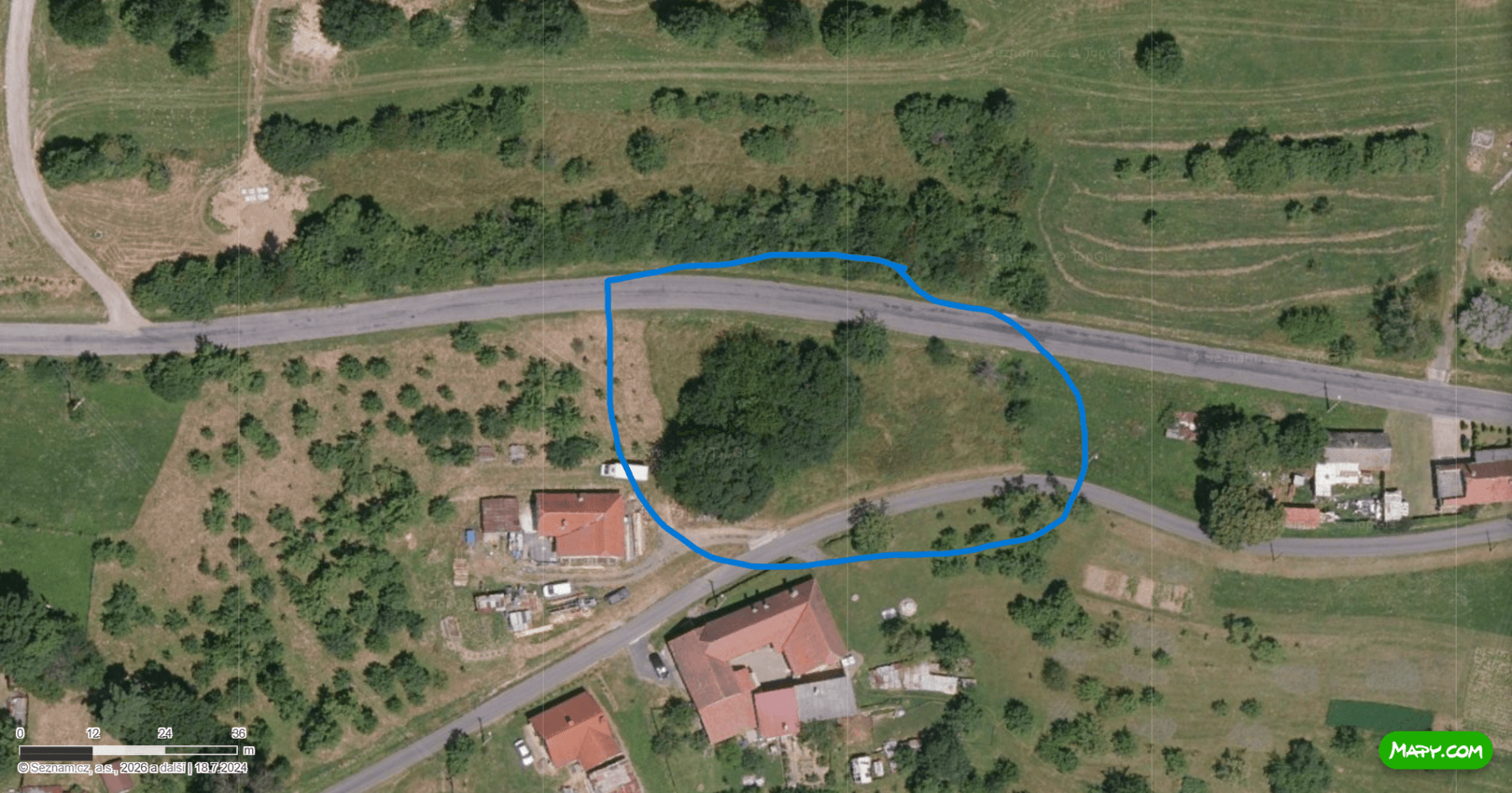 plot for sale, 1,614 m², Žítková, Zlínský Region plot for sale, 1,614 m², Žítková, Zlínský Region