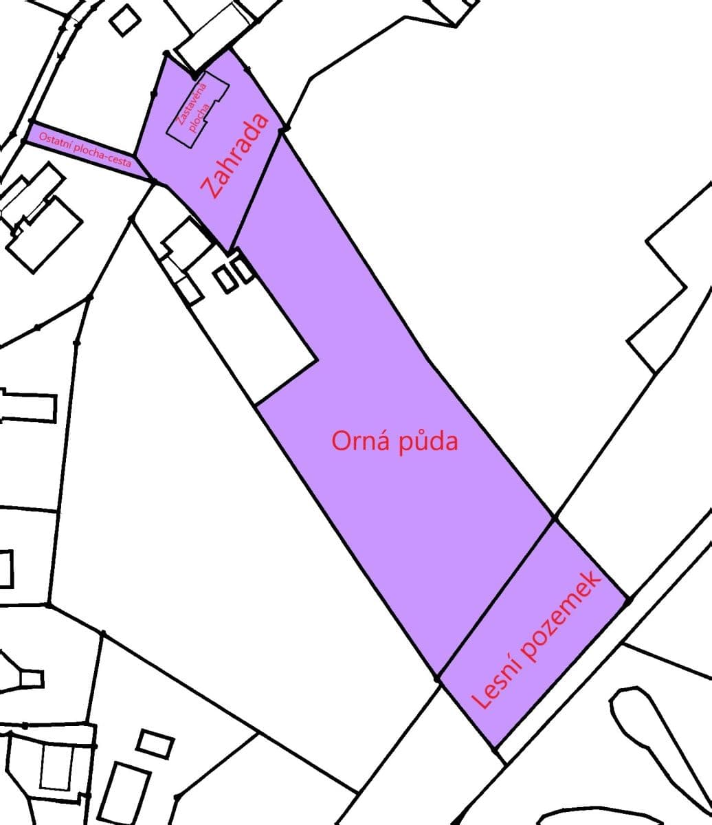 plot for sale, 7,344 m², Betlém, Žamberk, Pardubický Region plot for sale, 7,344 m², Betlém, Žamberk, Pardubický Region