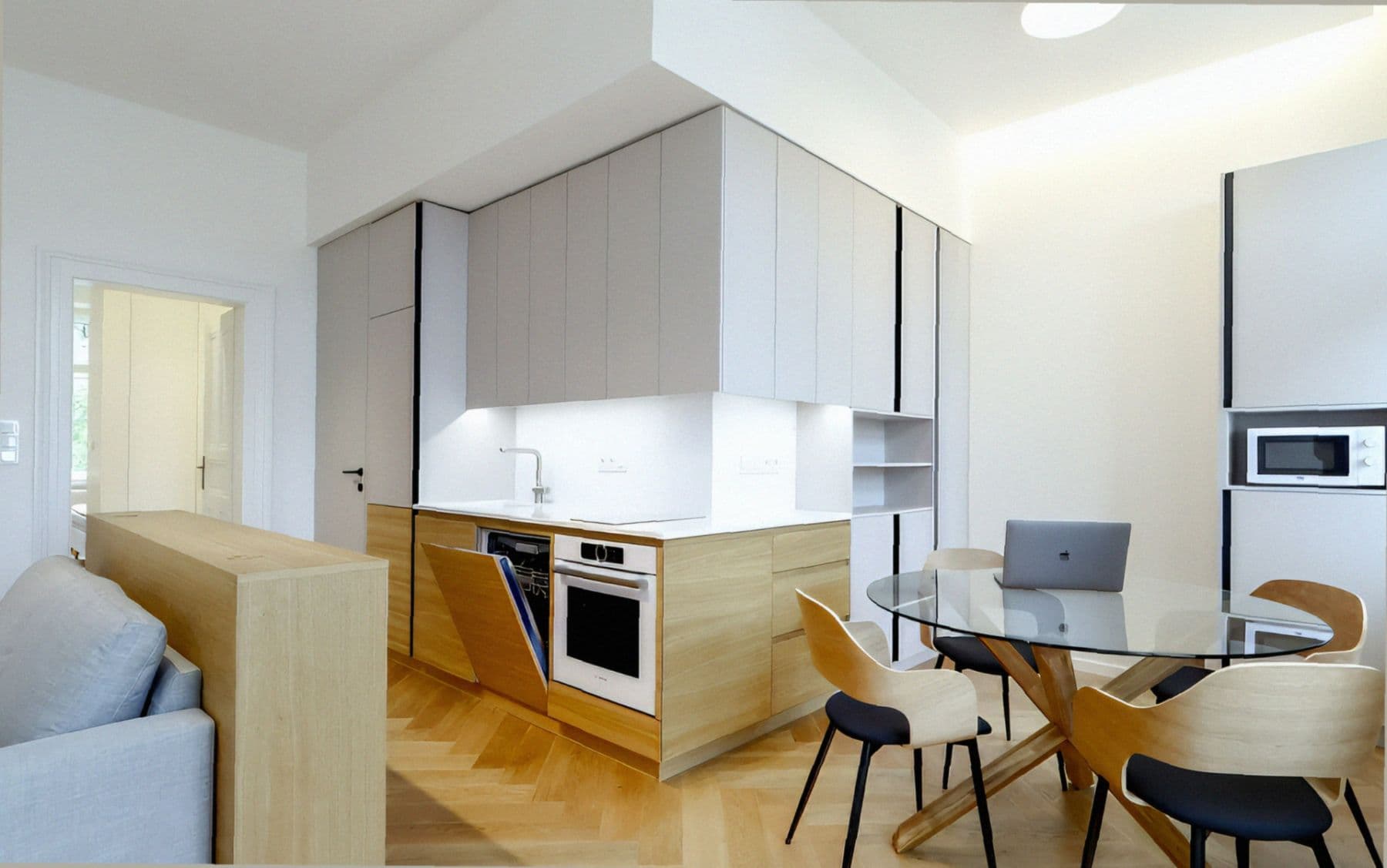 1 bedroom with open-plan kitchen flat to rent, 56 m², Na Bělidle, Prague, Prague 1 bedroom with open-plan kitchen flat to rent, 56 m², Na Bělidle, Prague, Prague