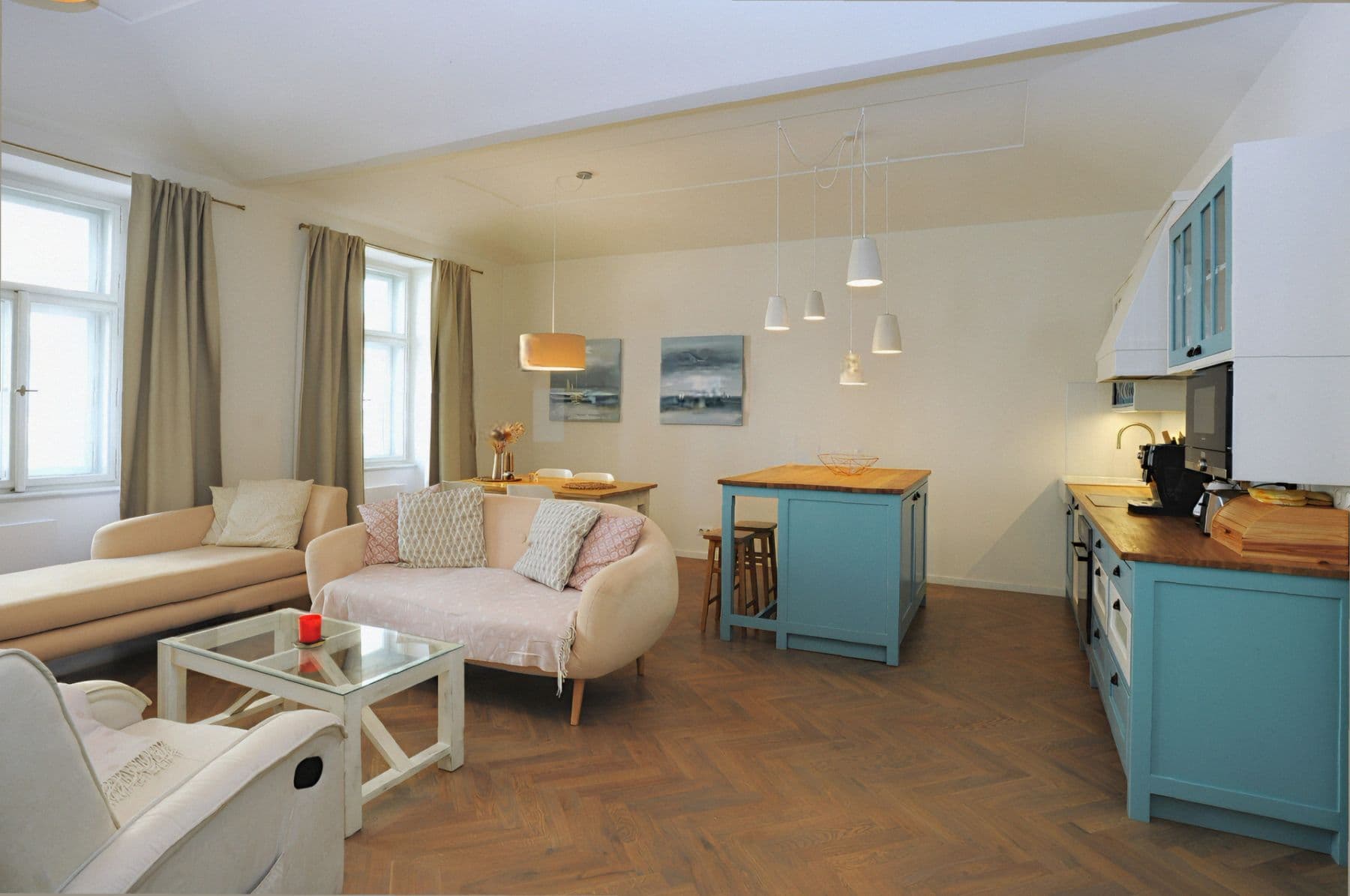 1 bedroom with open-plan kitchen flat to rent, 84 m², Valentinská, Prague, Prague 1 bedroom with open-plan kitchen flat to rent, 84 m², Valentinská, Prague, Prague