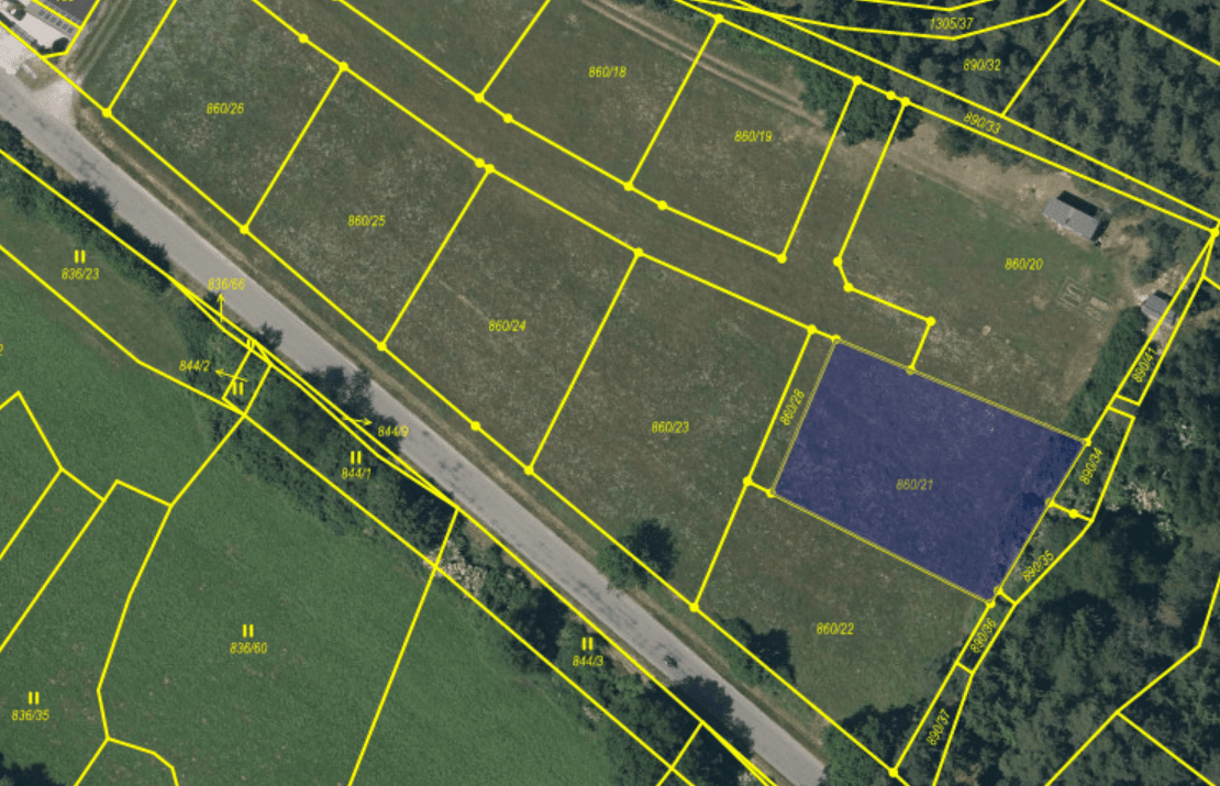 plot for sale, 1,046 m², Nevřeň, Plzeňský Region plot for sale, 1,046 m², Nevřeň, Plzeňský Region