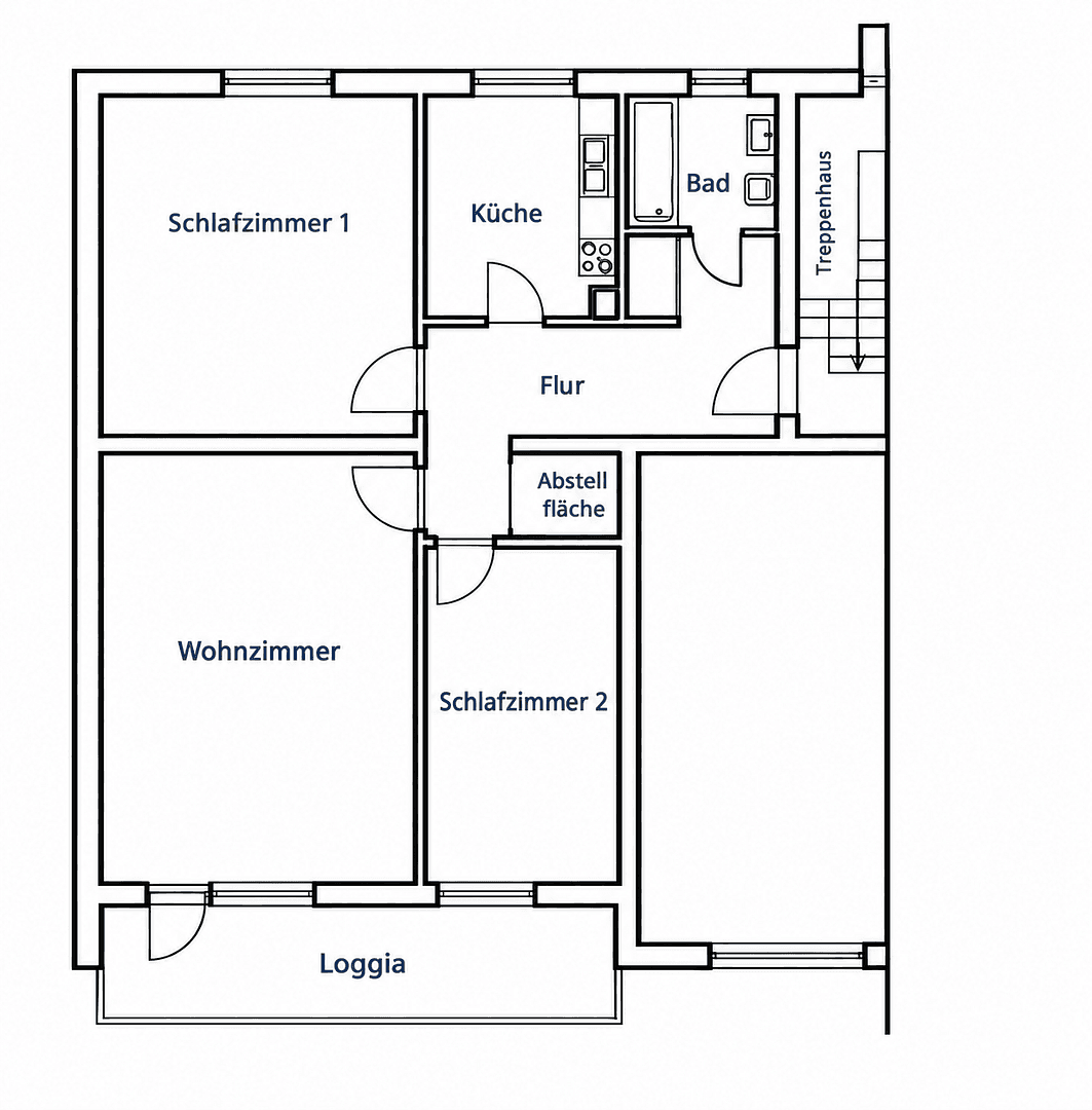 3 bedroom flat for sale, 73 m², Straubing, Bavaria 3 bedroom flat for sale, 73 m², Straubing, Bavaria