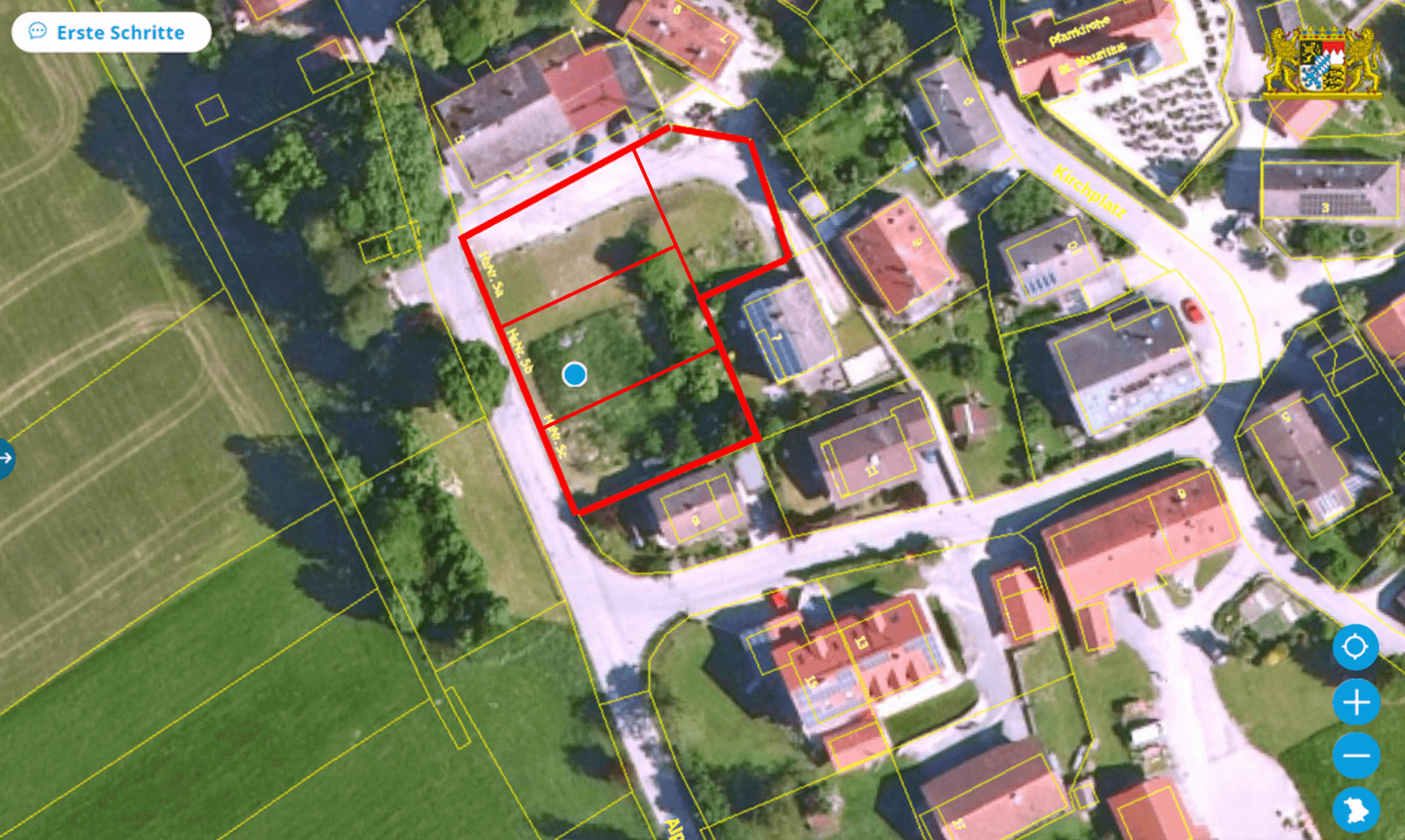 plot for sale, 458 m², Alpenblickstraße 5, Oberhausen, Bavaria plot for sale, 458 m², Alpenblickstraße 5, Oberhausen, Bavaria