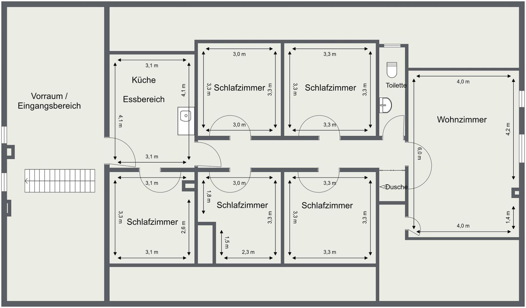 6 bedroom flat to rent, 101 m², Eckeseyer Str. 169, Hagen, North Rhine-Westphalia 6 bedroom flat to rent, 101 m², Eckeseyer Str. 169, Hagen, North Rhine-Westphalia