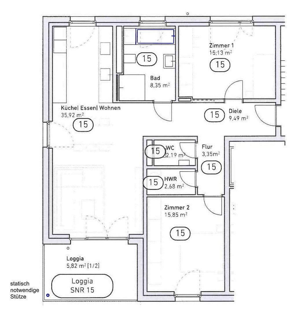 3 bedroom flat to rent, 99 m², Herbert-Belser-Ring 4, Maintal, Hesse 3 bedroom flat to rent, 99 m², Herbert-Belser-Ring 4, Maintal, Hesse