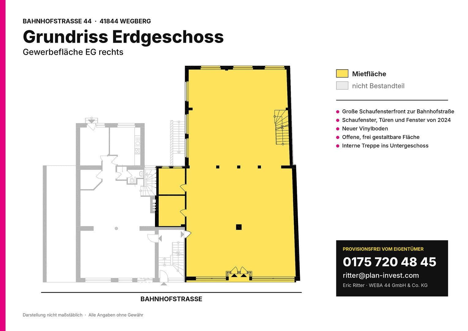 office to rent, 320 m², Bahnhofstr. 44, Wegberg, North Rhine-Westphalia office to rent, 320 m², Bahnhofstr. 44, Wegberg, North Rhine-Westphalia