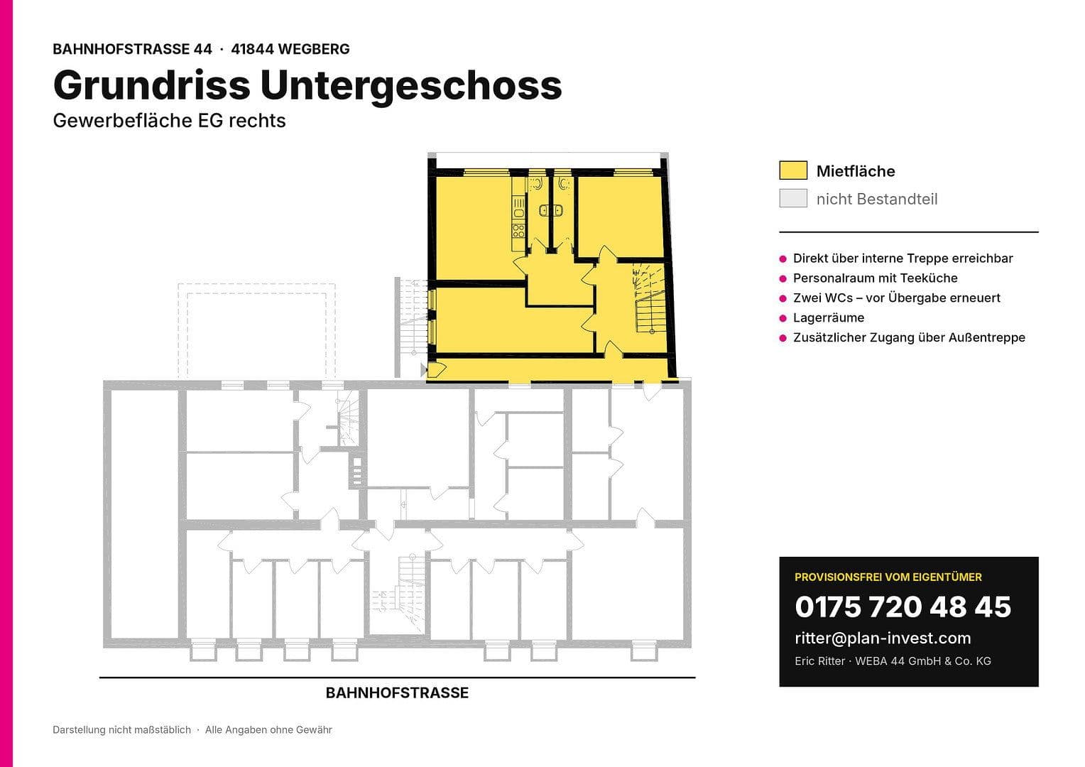 office to rent, 320 m², Bahnhofstr. 44, Wegberg, North Rhine-Westphalia office to rent, 320 m², Bahnhofstr. 44, Wegberg, North Rhine-Westphalia