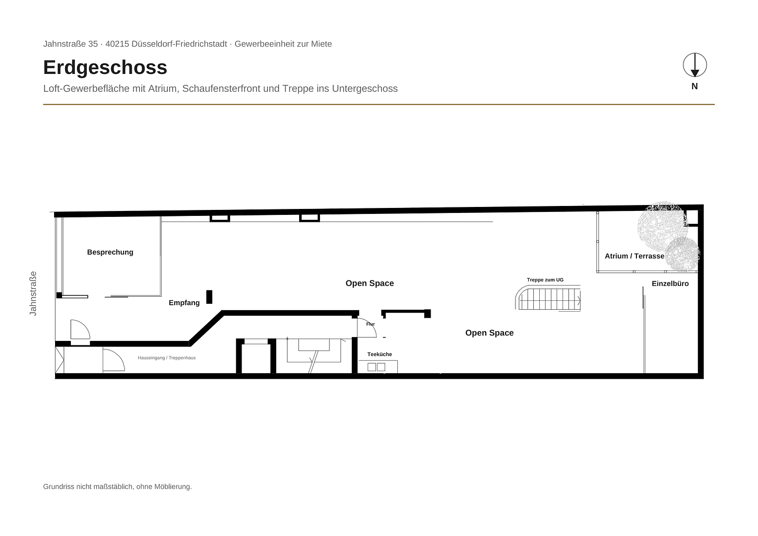 office to rent, 231 m², Jahnstr. 35, Düsseldorf, North Rhine-Westphalia office to rent, 231 m², Jahnstr. 35, Düsseldorf, North Rhine-Westphalia