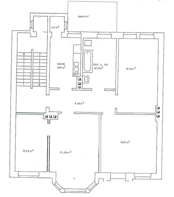 4 bedroom flat to rent, 103 m², Sedanstr.5, Hamelin, Lower Saxony 4 bedroom flat to rent, 103 m², Sedanstr.5, Hamelin, Lower Saxony