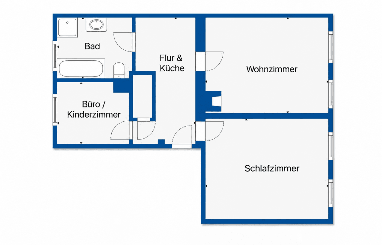 3 bedroom flat to rent, 69 m², Berlin, Berlin 3 bedroom flat to rent, 69 m², Berlin, Berlin