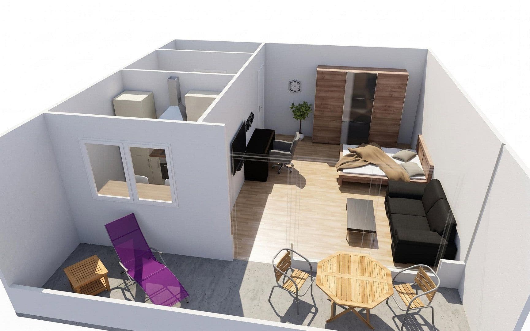 1 bedroom flat to rent, 39 m², Westring 253, Mainz, Mombach, Rhineland-Palatinate 1 bedroom flat to rent, 39 m², Westring 253, Mainz, Mombach, Rhineland-Palatinate