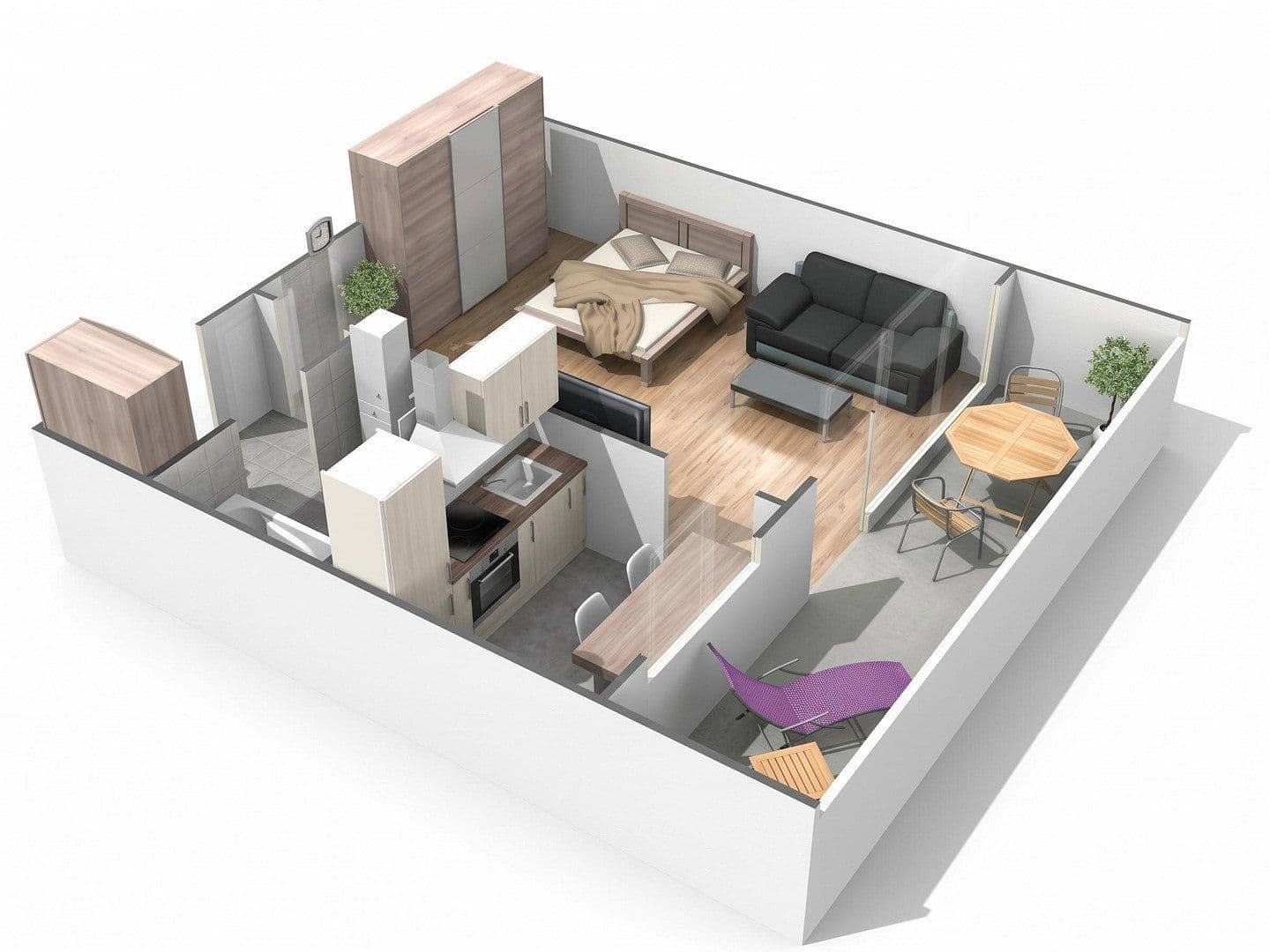 1 bedroom flat to rent, 39 m², Westring 253, Mainz, Mombach, Rhineland-Palatinate 1 bedroom flat to rent, 39 m², Westring 253, Mainz, Mombach, Rhineland-Palatinate
