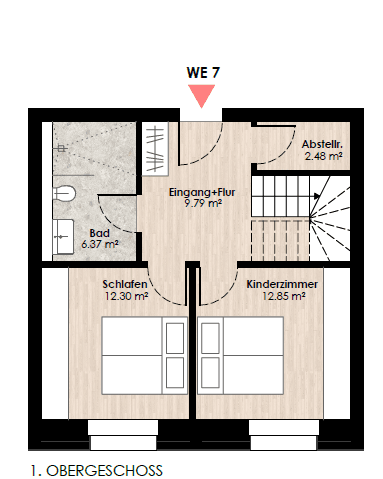 2 bedroom with open-plan kitchen flat for sale, 91 m², Lünen, North Rhine-Westphalia 2 bedroom with open-plan kitchen flat for sale, 91 m², Lünen, North Rhine-Westphalia