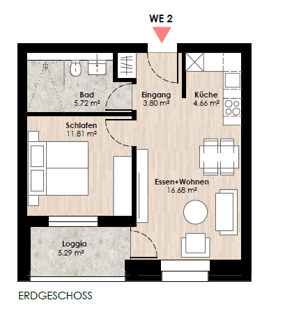 1 bedroom with open-plan kitchen flat for sale, 46 m², Lünen, North Rhine-Westphalia 1 bedroom with open-plan kitchen flat for sale, 46 m², Lünen, North Rhine-Westphalia