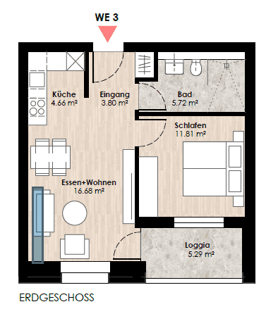 1 bedroom with open-plan kitchen flat for sale, 46 m², Lünen, North Rhine-Westphalia 1 bedroom with open-plan kitchen flat for sale, 46 m², Lünen, North Rhine-Westphalia