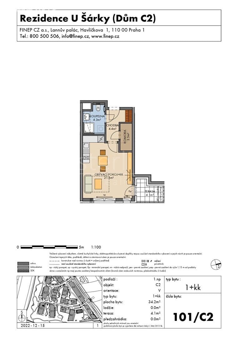Studio flat for sale, 34 m², Stočesova, Prague, Prague Studio flat for sale, 34 m², Stočesova, Prague, Prague