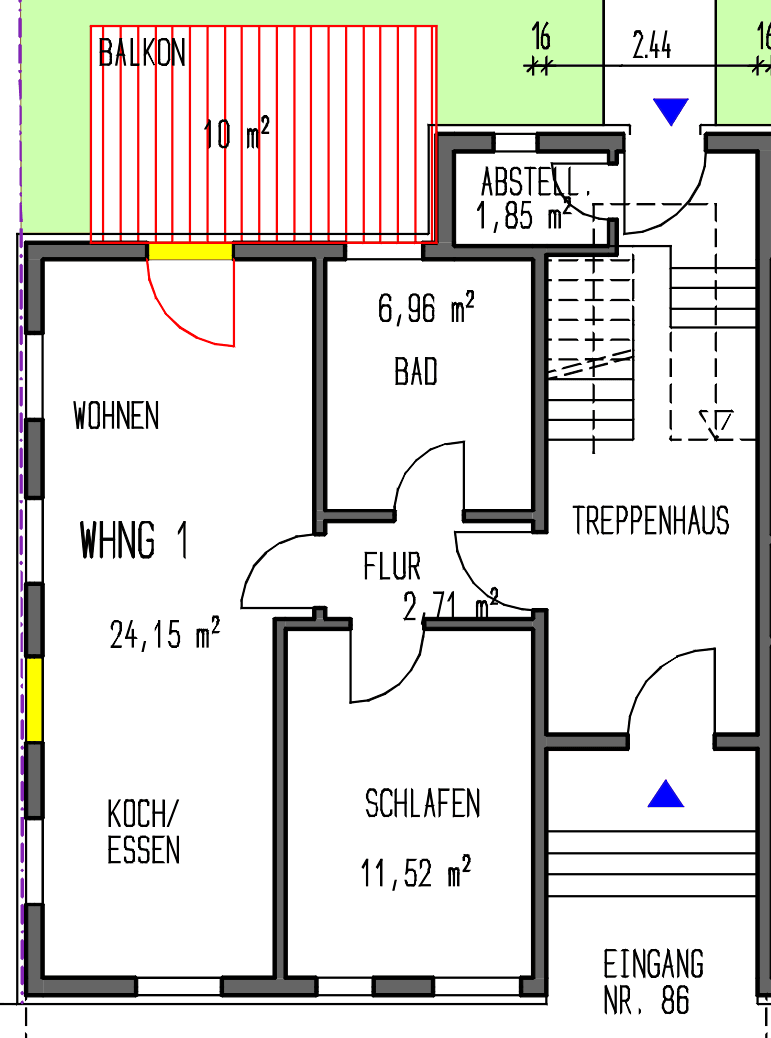 2 bedroom flat to rent, 52 m², Bad Wildbad, Baden-Württemberg 2 bedroom flat to rent, 52 m², Bad Wildbad, Baden-Württemberg