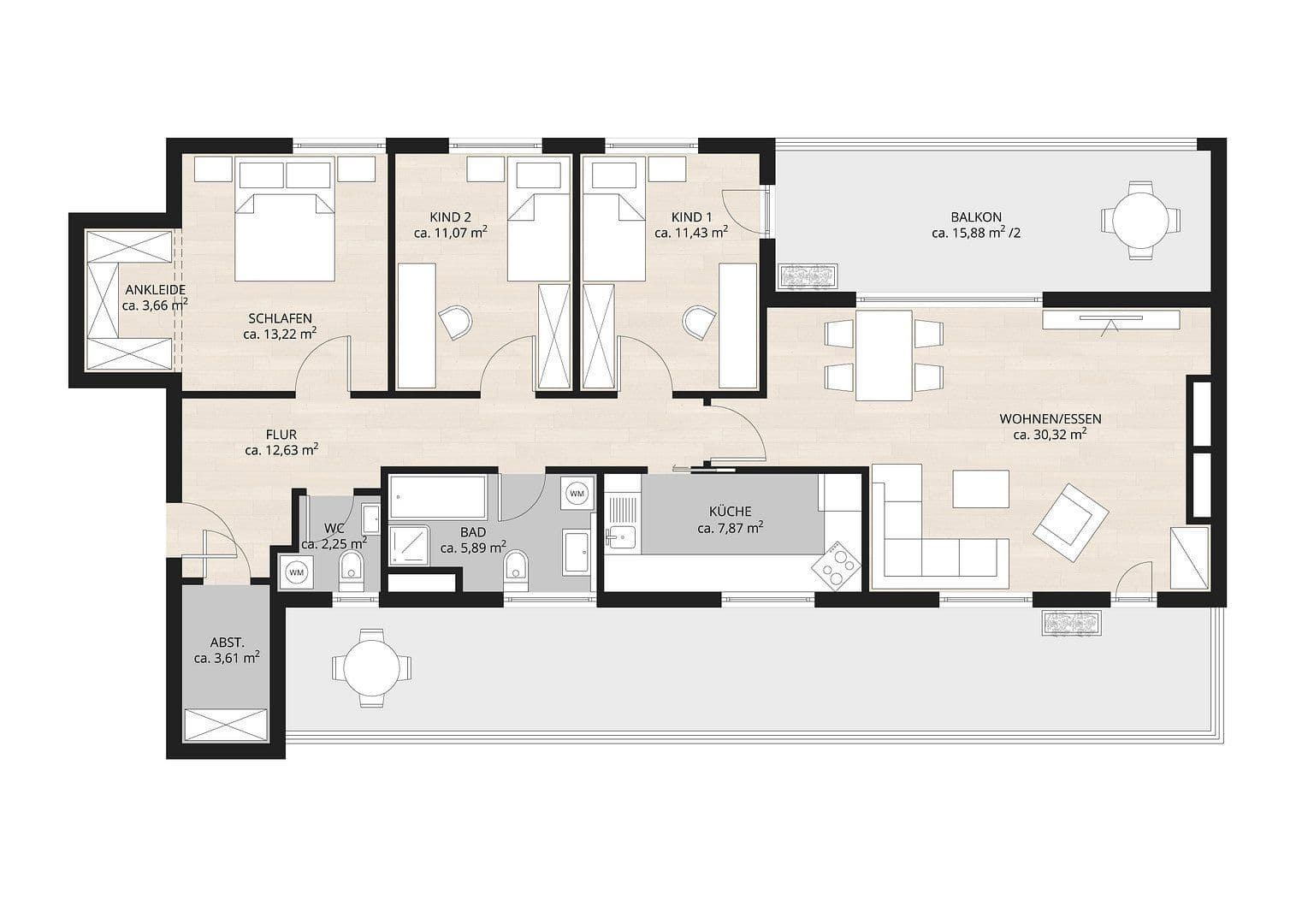 4 bedroom flat to rent, 110 m², Plattenäckerweg 6, Nürnberg, Bavaria 4 bedroom flat to rent, 110 m², Plattenäckerweg 6, Nürnberg, Bavaria