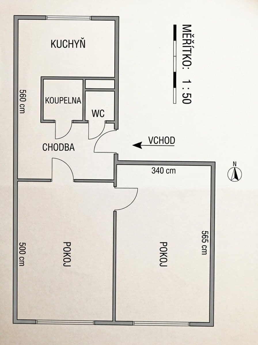 2 bedroom flat to rent, 60 m², Velehradská, Kroměříž, Zlínský Region 2 bedroom flat to rent, 60 m², Velehradská, Kroměříž, Zlínský Region