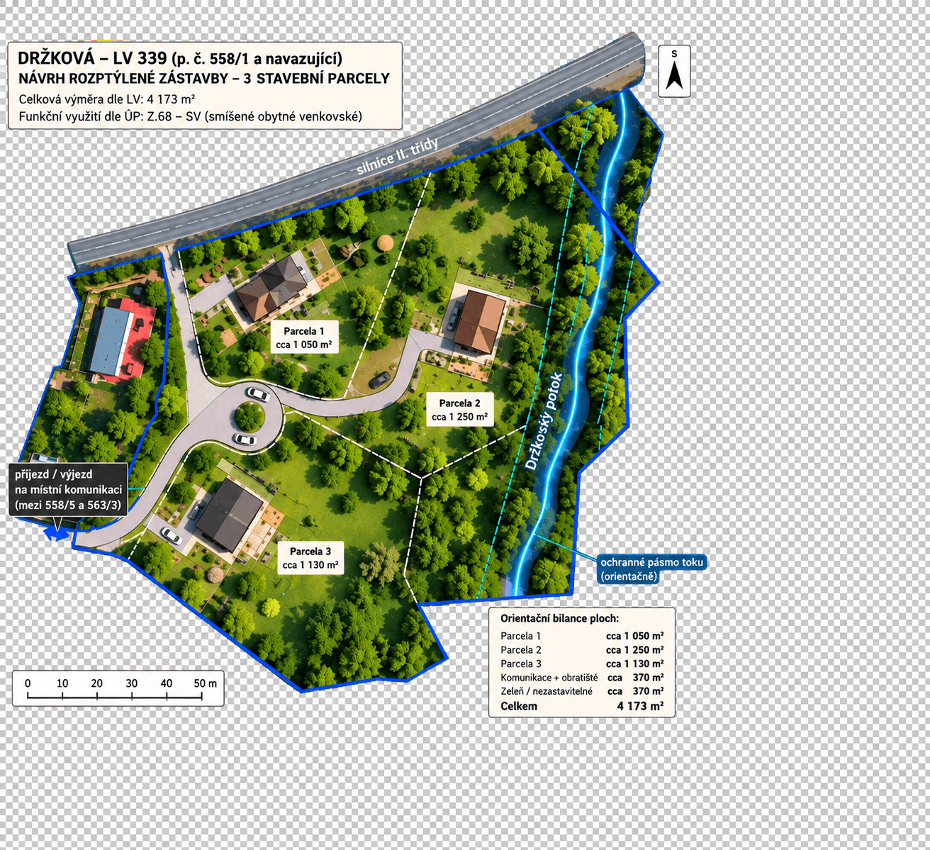 plot for sale, 4,173 m², Držková, Zlínský Region plot for sale, 4,173 m², Držková, Zlínský Region