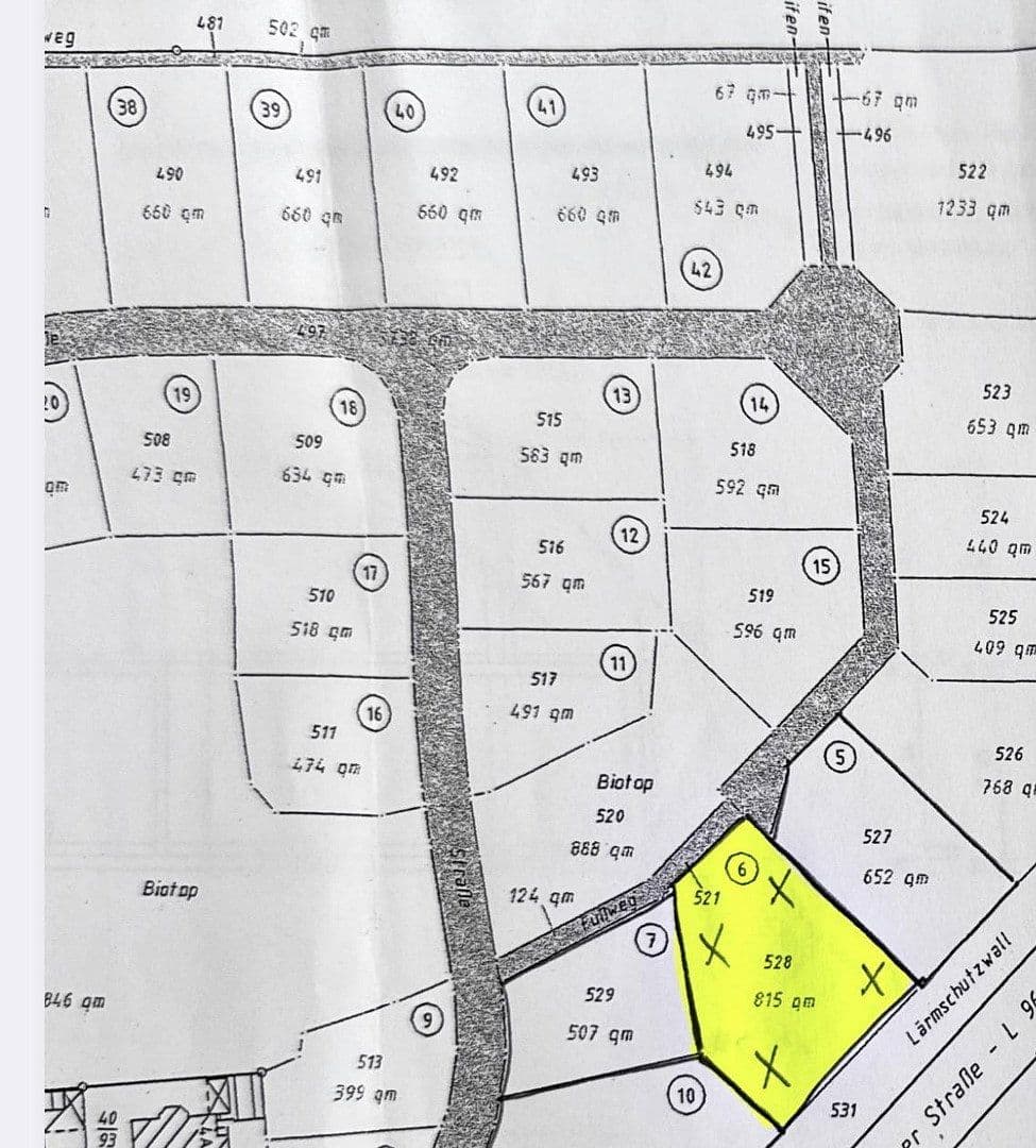 plot for sale, 815 m², Bad Iburg, Lower Saxony plot for sale, 815 m², Bad Iburg, Lower Saxony