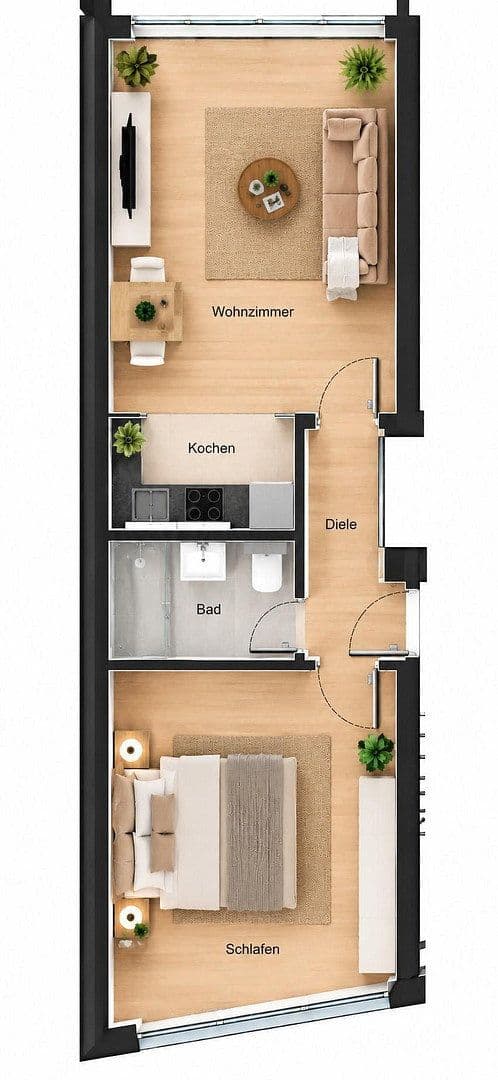 2 bedroom flat to rent, 55 m², Köln, North Rhine-Westphalia 2 bedroom flat to rent, 55 m², Köln, North Rhine-Westphalia