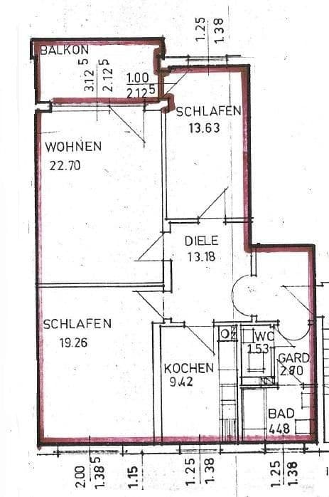 3 bedroom flat to rent, 90 m², Schwarzenbergstrasse 13, Rosenheim/ Pang, Bavaria 3 bedroom flat to rent, 90 m², Schwarzenbergstrasse 13, Rosenheim/ Pang, Bavaria