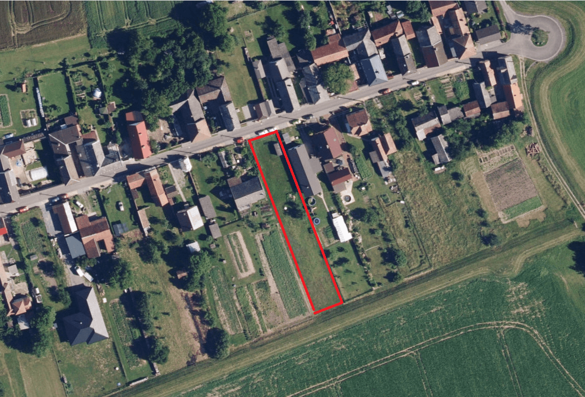 plot for sale, 1,457 m², Moravičany, Olomoucký Region plot for sale, 1,457 m², Moravičany, Olomoucký Region