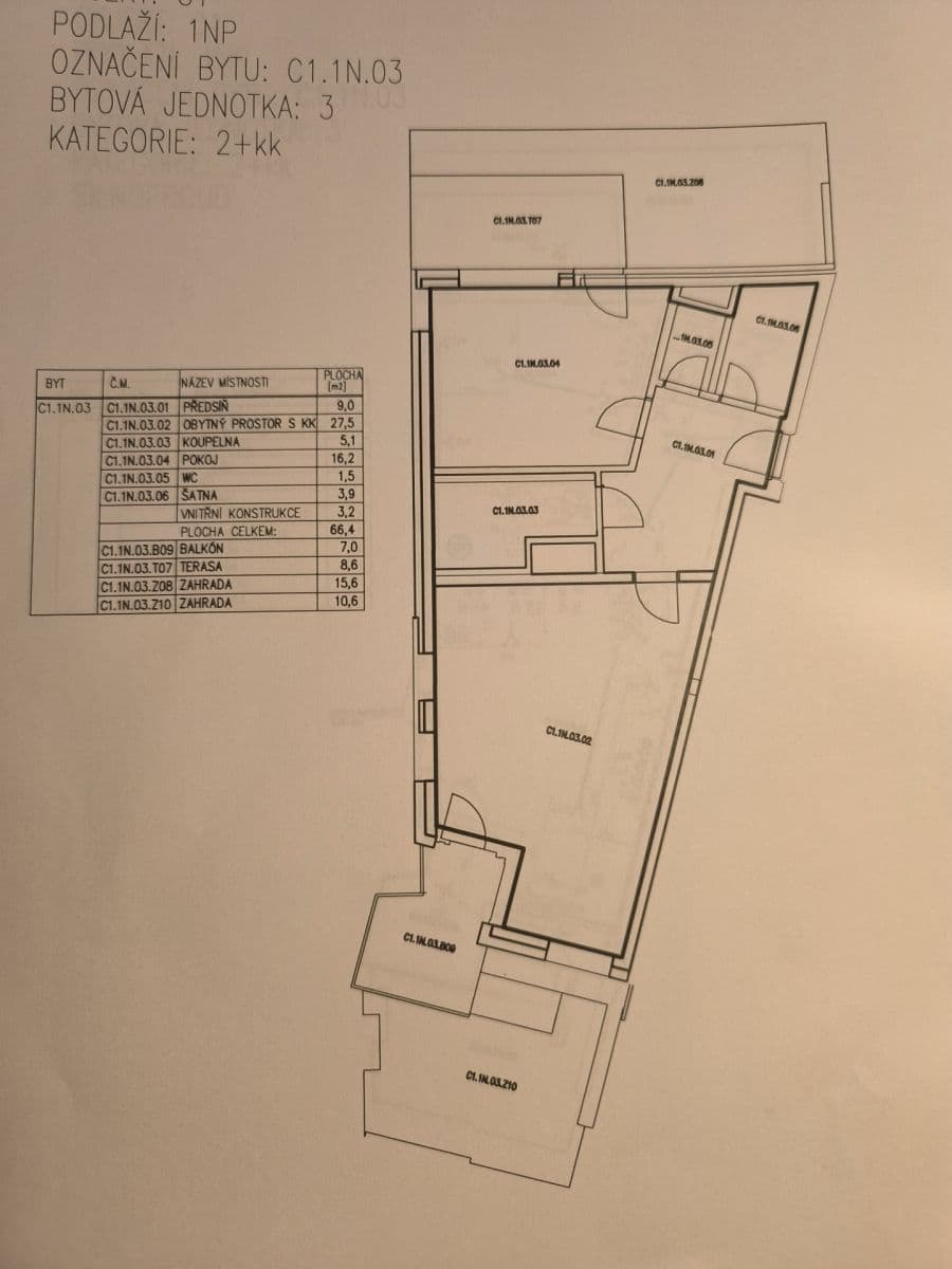 1 bedroom with open-plan kitchen flat for sale, 66 m², Olgy Havlové, Prague, Prague 1 bedroom with open-plan kitchen flat for sale, 66 m², Olgy Havlové, Prague, Prague