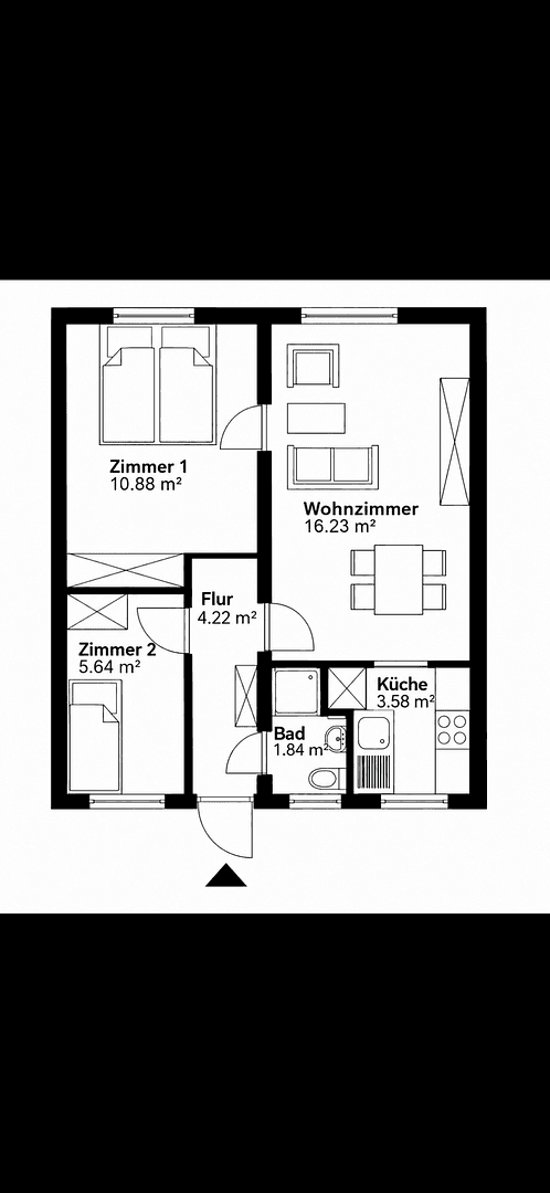 1 bedroom with open-plan kitchen flat for sale, 43 m², Hanover, Lower Saxony 1 bedroom with open-plan kitchen flat for sale, 43 m², Hanover, Lower Saxony