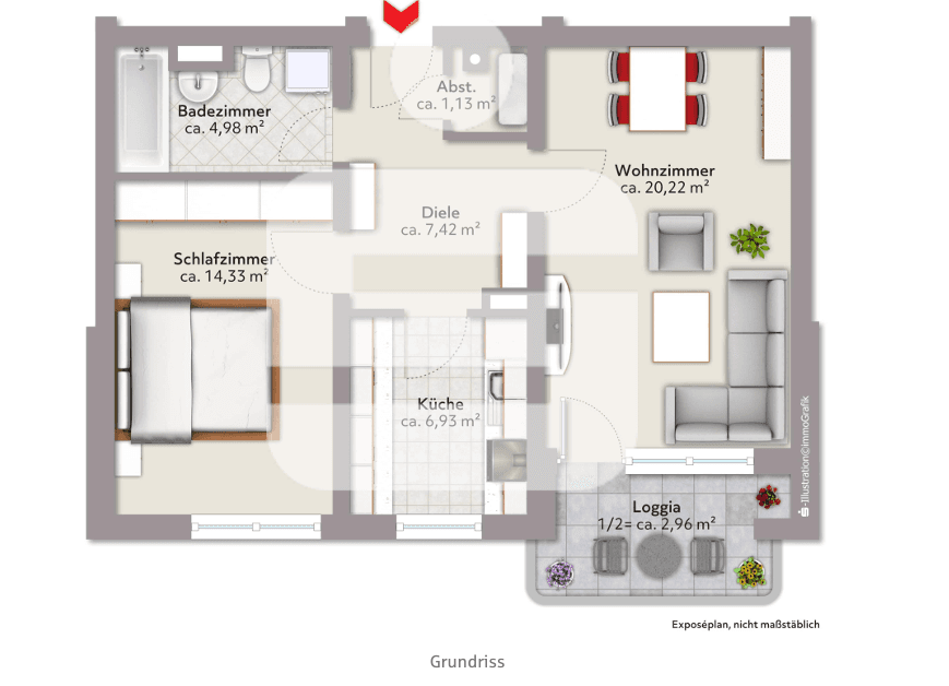 2 bedroom flat to rent, 56 m², Planegg / Martinsried, Bavaria 2 bedroom flat to rent, 56 m², Planegg / Martinsried, Bavaria